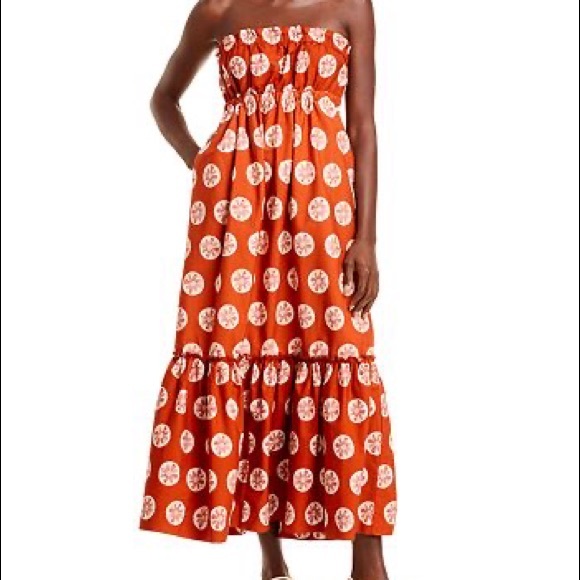 NWOT Free People Leanna Bandeau Midi Dress - Picture 6 of 8